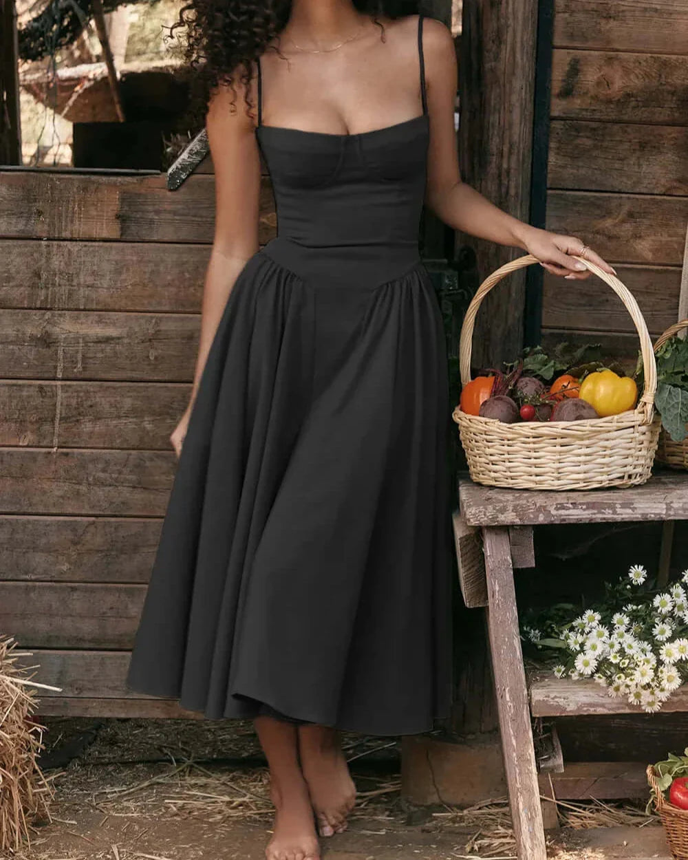 Diana | Korsett-Midikleid