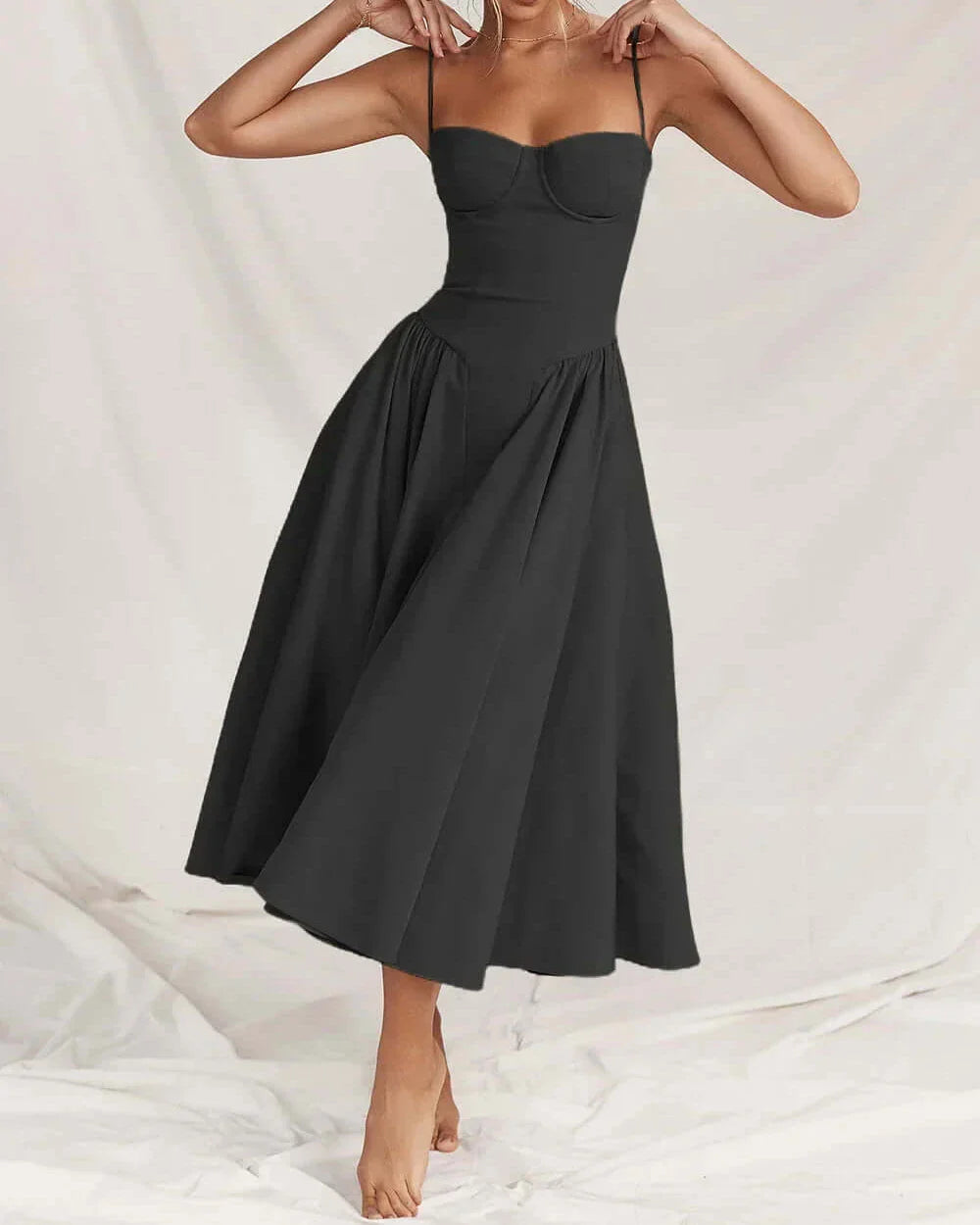 Diana | Korsett-Midikleid