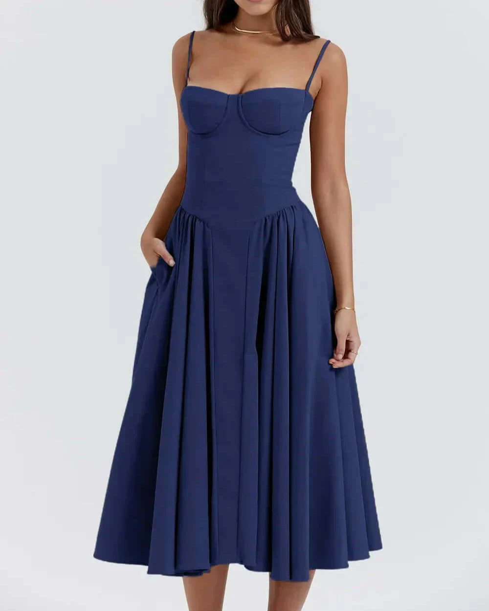 Diana | Korsett-Midikleid