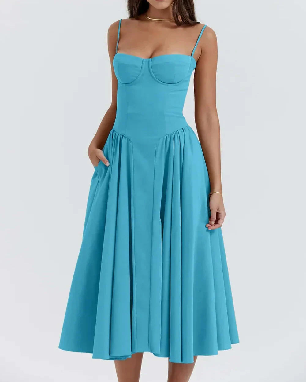 Diana | Korsett-Midikleid