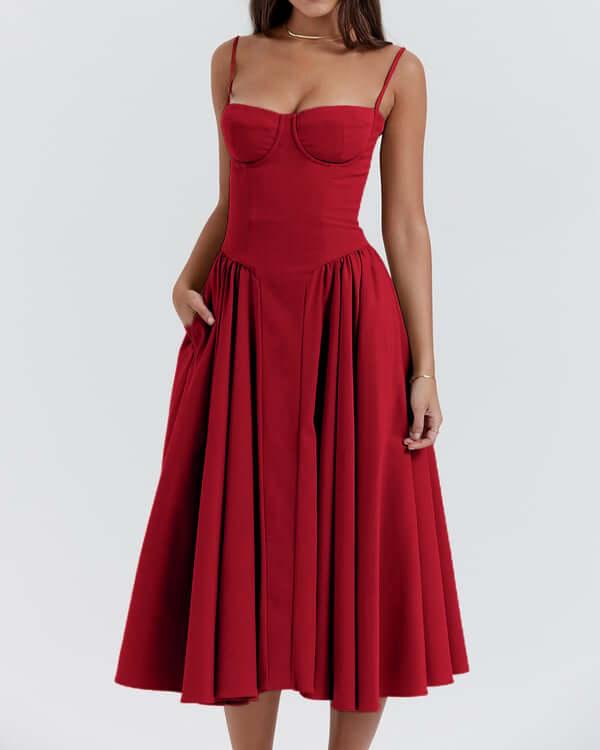 Diana | Korsett-Midikleid