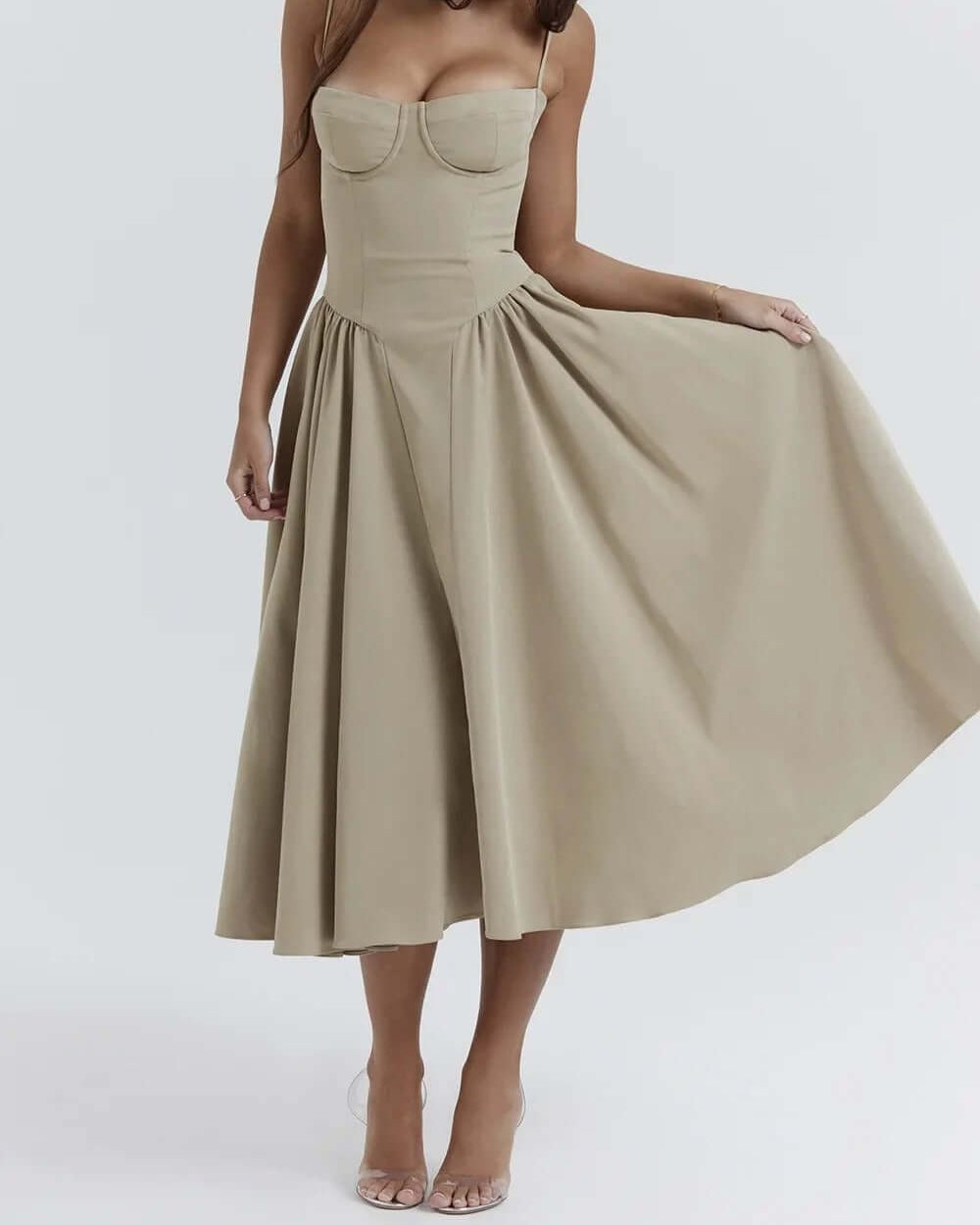 Diana | Korsett-Midikleid