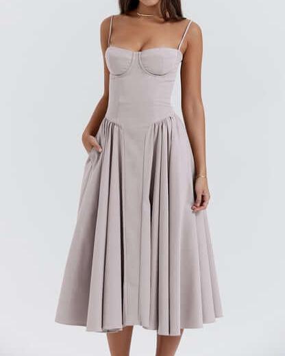Diana | Korsett-Midikleid