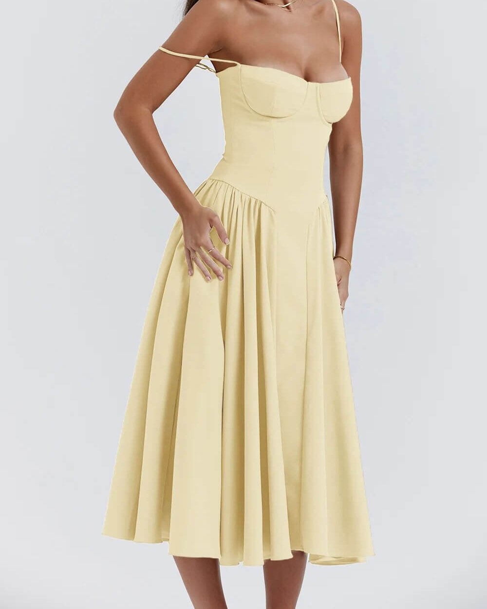 Diana | Korsett-Midikleid