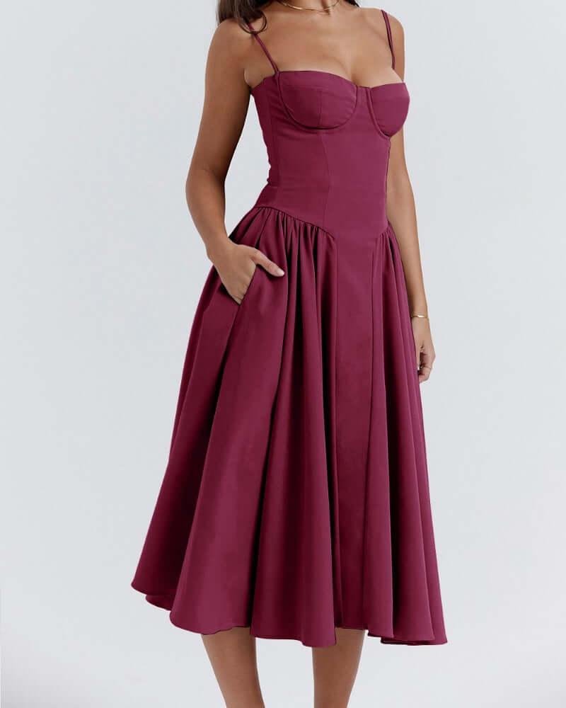 Diana | Korsett-Midikleid