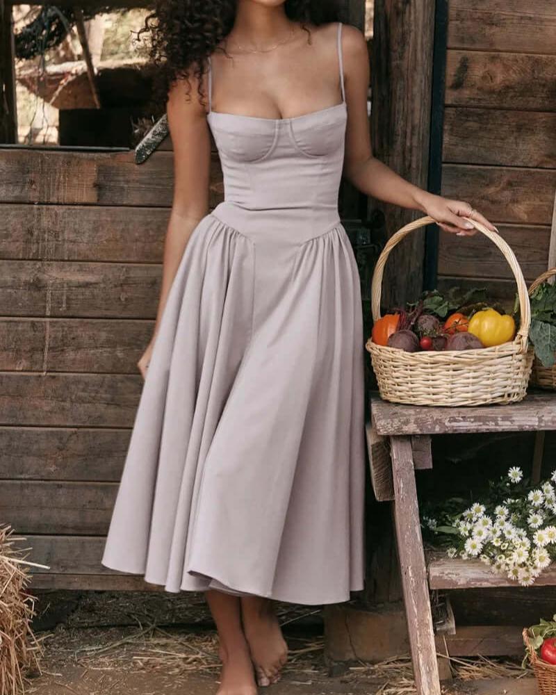 Diana | Korsett-Midikleid